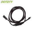 OOTDTY AUX Audio Input Adapter Female 3 pin Cable For BMW E39 E53 E46 X5 BM54 16:9 CD|Cables, Adapters & Sockets| - Office