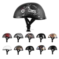 Adult Motorcycle Half Face Vintage Helmet Hat Cap Men/Women Motorcross Moto Racing Capacete World War II Helmets for Halle|Helme