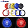 New Car Start Stop Engine Ignition Push Button Ring Styling Accessories Cover For Subaru Forester Outback For Lexus For Toyota -