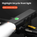Bicycle Light Aluminum Alloy Waterproof Cycling Headlights Ultra light USB Charging Double T6 Bike Lamp Cycling Accessories|Bicy