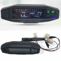 Motorcycle LCD Digital Speedometer 1200RPM 5 Gear Oil Voltage Display 12V For Russian KR200 Odometer level Switching Motorc E0H7