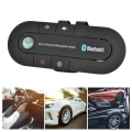 New Bluetooth Handsfree Car Kit Wireless Bluetooth Speaker Phone Mp3 Music Player Sun Visor Clip Speakerphone With Car Charger -