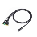 Waterproof 1t4 Eb-bus Cable Harness For Bafang Bbs Bbs01 Bbs02 Bbshd Mid Motor Display Brake Lever Thumb Throttle Connector - El