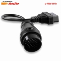For Iveco 38 Pin Odb Obd2 Diagnostic Cable Adapter To 16pin Obdii Connector Car Diagnostic Tool For Iveco 38pin Odb2 Cable - Dia