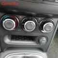 3pcs/set Fit For Nissan Qashqai 2012 Aluminum Alloy Air Conditioning Knob Ac Knob Heat Control Switch Button Knob Car Styling -