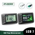 Kt Ebike Kunteng Display Lcd7 Lcd7c Waterproof Electric Bicycle Accessories Display With Usb Function - Electric Bicycle Accesso