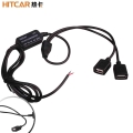 Dc 12v To 5v Inverter Converter Step Down Usb Female Hard Wire Car Power Charger Cable For Gps Tablet Phone Dvr Recorder Camera