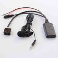 Biurlink 6000CD Bluetooth Audio AUX Input Adapter Smartphone Calling Handsfree Microphone Cable for Ford focus mondeo 6000CD|Blu