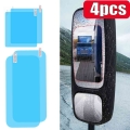 Square Car Truck Rearview Mirror Rain proof Film Waterproof Anti fog Mirror Stickers Window Glass Decal Clear Protective Films|C