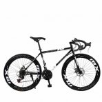 BAISHIDUN 26 Inch Wheel Aldult Fixed Gear Bike 24 Speed Road Racing Mountain Bicycle High carbon Steel Frame Sports Cycling MTB|