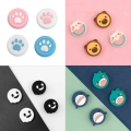 Cat Paw Sakura Thumb Stick Grip Cap Joystick Cover For Sony Playstation Dualshock 4/3 Ps5/ps4/ps3/xbox 360/switch Pro Controller