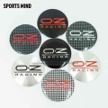 4pcs/lot 56mm Oz Racing Car Wheel Center Hub Cap Sticker Car Logo Badge Emblem Sticker Decal Car Styling Accessories - Car Stick