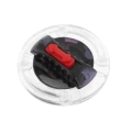 Pair Helmet Screen Lens Mounting Fix Base with Rotate Switch for LS2 Helmet Plastic Safe Drive Helmet Screen Lens Mounting Base|