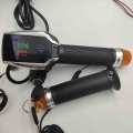 Twist Throttle with Lock/Key 24v36v48v60v72v LCD Display+Battery Indicator Electric Bike Accessory MTB Tricycle Scooter Parts|th