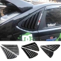 Triangle Louver Shark Gill Shaped Rear Window Decorative Window Vent For Ford Focus Mk2 2005-2013 Hatchback 4d - Car Stickers -