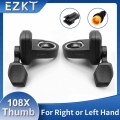 Wuxing 108X Ebike Thumb Throttle Left/Right Finger Throttle 3 Pin Connector 24V 36V 48V 60V 72V Universal Voltage|Electric Bicy