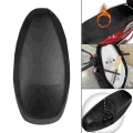 Motorcycle Seat Cover Leather Warm Velvet Cushion Cover Electric Car Rear Seat Cover Waterproof Rain Dust UV Protector Cover|Sea