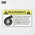 Yjzt 15.2cm×8.6cm Car Sticker Funny Warning Sign Turbo Boost Decal Pvc 12c-0315 - Car Stickers - Officematics.com