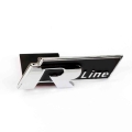 3D Black RLINE Car Front Grille Hood Sticker Emblem Badge Car Styling For VW Volkswagen| | - Officematics.com