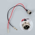 3 Pin 3 Pole Connector 2 Wire Hoverboard Charging Port Hoverboard Charging Cable Hole Diameter 16mm Electric Scooter Balance Car