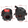 12V 7/8" Handlebar Control Switch Push Button Switch Motorcycle Horn Turn Signal Headlight Electric Start Switch Connector|