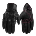Motorcycle Gloves Women Leather Touch Screen Summer Motor - Officematics.com