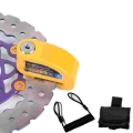 Motorcycle Scooter Wheel Disc Brake Waterproo Falarm Lock Aluminum Alloy Security Anti-theft 2m Reminder Rope Lockstitch Bag - B