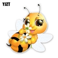 Yjzt 14.4cm*15.2cm A Lovely Little Bee Pvc Car Sticker Decal 12-300594 - Car Stickers - Officematics.com
