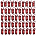 Fuleem 50PCS Red 2LED Clearance Trailer Truck Lorry Side Marker Turn Lamp Light Handy 12V 24V Waterproof|Truck Light System| -