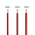 20/100m Electrical Wire 2 Pin Wires Led Strip Cable 22awg 12v Sm Jst Flexible Electric Extension Cable For Lamp Bulb Automotive