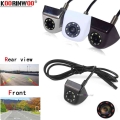 Koorinwoo Universal Car Backup Camera Metal CCD HD Reverse Front view / Rear View Cameras 8 IR Night Vision Waterproof IP68|Veh