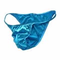 Sexy Men's underwear smooth Bikini Tanga Front Pouch Moderate Back Shiny Satin Knit Penis pouch mens underwear|smooth bikini