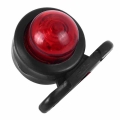 2 Pcs Red Amber Corner Side Marker LED Light Outline Lamp Truck Trailer Van Bus 12V|Truck Light System| - Officematics.com