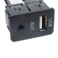 2022 New 1.5m Car Dash Flush Mount Usb Port Panel 3.5mm Aux Usb Extension Cable Adapter - Cables, Adapters & Sockets - Offic