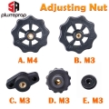 4PCS M3/M4 Screw Nut Heat Bed Adjustment HotBed Leveling for Reprap 3D Printer DIY Print Platform Calibration Accessories|3D Pri