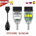 K+can K Dcan Ft232rl Diagnostic Interface Cable K+dcan Car Diagnostic Tool For Bmw Obd2 Scanner Obdii Code Reader Car Scanner -