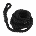 Boat Fender Lines 3/8'' x 6.5' Bumper Whips Rope Docking Black|Marine Hardware| - Officematics.com