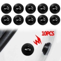 Car Anti shock Silicone Pad Self adhesive Black Shock proof Pad Soundproof Cushion Rubber Pad for Crash Pad Car Door Hood Trunk|