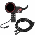 LH100 24V/36V/48V/60V E bike Display Thumb Throttle 2 in 1 Speedometer Control Panel for Electric Bike Bicycle Scooter E bike|El
