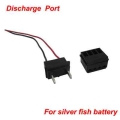 1pair Silver Fish Battery Ebike Discharge Connector Male Felmale For Electric Bike Batterie Bottom Discharge Port| | - Officem