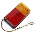 2pcs 12V 10 LED Truck Car Trailer Rear Taillight Stop Durable Indicator Lamp 150*80*28mm Dongfeng JETTING ABS|Truck Light System