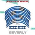 Motorcycle Rim Protection Logos And Decals Stripes Reflective Stickers Waterproof Decorative Film for Piaggio beverly BEVERLY|De
