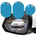 2 Pcs Car Sticker Rainproof Film For Car Rearview Mirror Car Rearview Mirror Rain Film Clear Sight In Rainy Days Car Film - Car