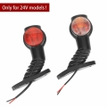 2PCS Side Marker Light for Trailer Pickup Truck Van 24V Original Car Mold Marker Lighting 3 Colors Truck Light System Parts|Truc
