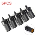5Pcs/Lot 12V 24V DIY Extension Female Cigarette Lighter Cord Inline Socket Connector Conversion Plug Car Accessory Wholesale|Cab