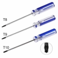 45# Steel Screwdriver T8/T9/T10 Torx Security Screwdriver Tamper Proof Screwdriver Torx Driver for XBOX 360 Wireless Controller