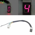 1PC Hot sale NEW Universal 5 gears Motorcycle LED Digital Gear Indicator Motorcycle Display Shift Lever Sensor|Instruments| -