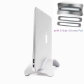 Soporte vertical de aluminio para ordenador portátil que ahorra espacio, soporte erguido de escritorio para MacBook Pro Air Reti