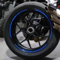 16Pcs Strips Reflective Motocross Bike Motorcycle Wheel Stickers and Decals 17/18 Inch Reflective Rim Tape 5 Colors Ornament|Car