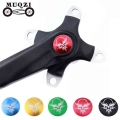 1 Set Waterproof Aluminum Alloy Bicycle Teeth Plate Crank Cover Mountain Road Bike Crankset Plug Screw Dust Proof Disc Cover|Bic